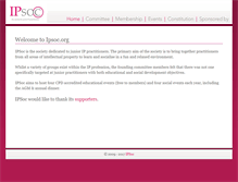 Tablet Screenshot of ipsoc.org